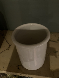 Oude zalfpot, creme