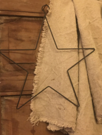 Zwart metalen ster 30cm