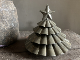Metalen kerstboompje 12cm