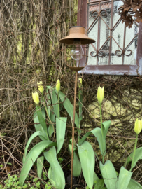 Solar lampje op steker