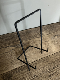 Metalen standertje, zwart