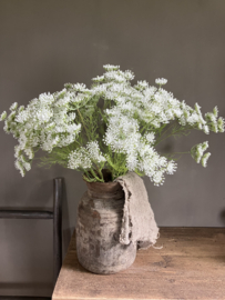Fluitekruid, kunst 61cm wit