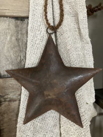 Roest metalen ster 27cm