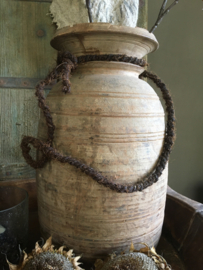 Grote nepalese, houten kruik