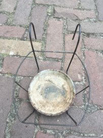 Zwart metalen plantenbakje