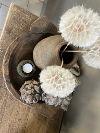 Houten, platte chapatti schaal, 4