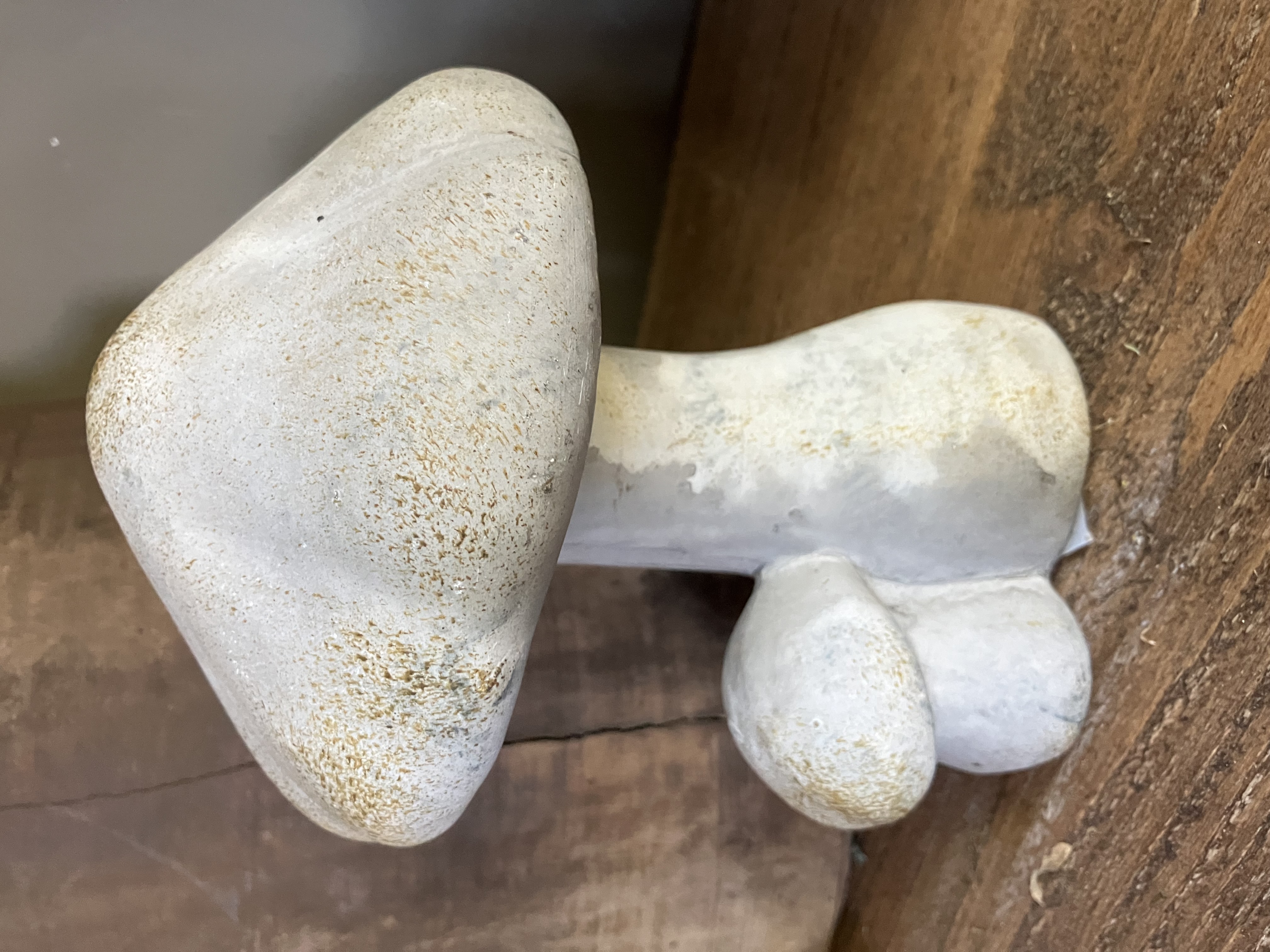 Paddestoelen van keramiek
