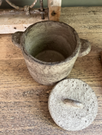 Pors pot met deksel