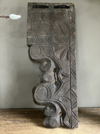 Zwaar houten ornament