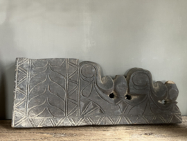 Zwaar houten ornament