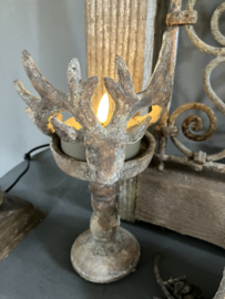Kandelaar hert, keramiek