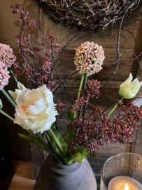 Bos tulpen, prunus, allium 52cm