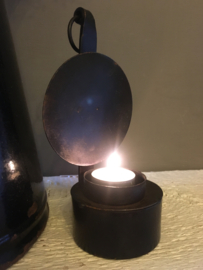 Zwart metalen kaarsenhouder