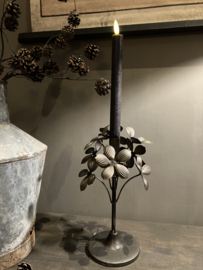 Metalen kandelaar ‘flowers’