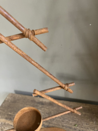 Roest metalen kerstboom