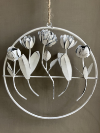 Wandhanger bloemen