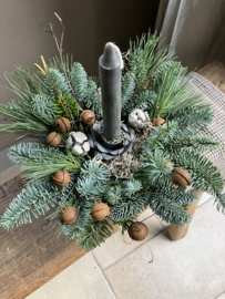 Metalen prikker voor kaars