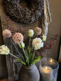 Bos tulpen, prunus, allium 52cm