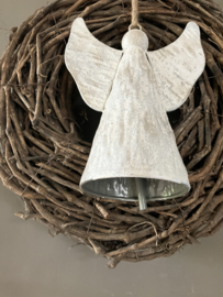 Metalen engel met klepel