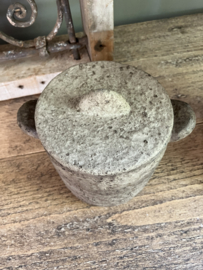 Pors pot met deksel
