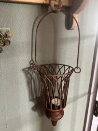 Metalen windlicht, hanger
