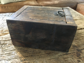 Houten opbergbox