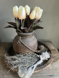 Bosje tulpen, creme 30cm