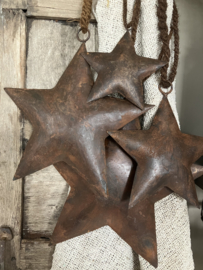 Roest metalen ster 15cm