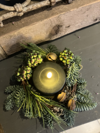 Draadmetalen krans S