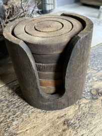 Houten onderzetters