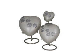 Aluminium Hart Wit (cream) met pootjes incl. standaard 10885