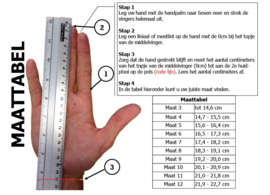 SOLID WHITE  T-cut vinger