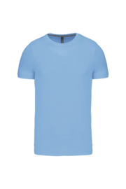 T-shirt Kariban  Ronde hals  Skyblue - Enzymenbehandeld