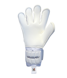 SOLID WHITE  T-cut vinger