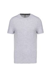 T-shirt Kariban  Ronde hals Oxfordgrijs - Enzymenbehandeld