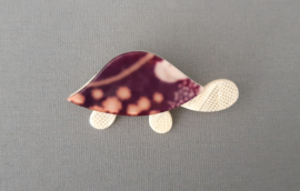 Vintage broche 'Turtle' van Lea Stein