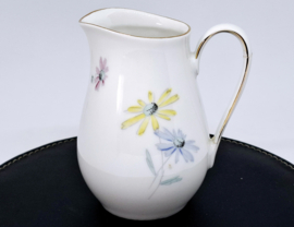 Kahla twee kop en schotels, porselein,  DDD, decor Daisy's
