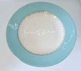 Brocante soepborden met pastelrand, merk L'amandinoise