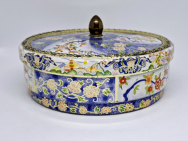 Albert Heijn blik Royal Blue, vintage 1966