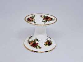 Vintage kandelaar Old Country Roses, Bone China, Royal Albert