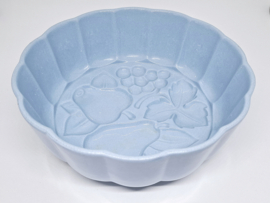 Vintage puddingvorm Villeroy & Boch, lichtblauw