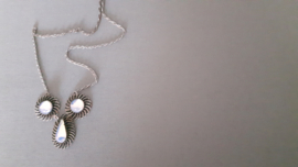 Zilverkleurige vintage ketting