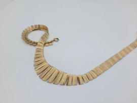 Vintage goudkleurige ketting jaren '60