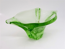 Groene schaal Muranoglas