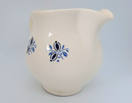 Brocante kan van Annaburg, wit met blauw, Duitsland