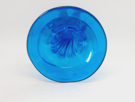 Blauwe vaas Murano glas