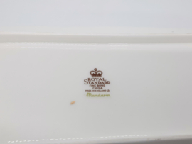 Vintage cakeschaal Royal Standard Fine Bone China, Mandarin