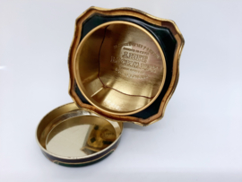 Vintage blik Pickwick Thee, groen en goudkleurig