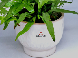 Vintage bloempot Scheurich Germany, eco-certificering