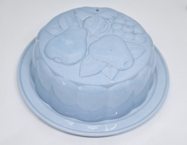 Vintage puddingvorm Villeroy & Boch, lichtblauw
